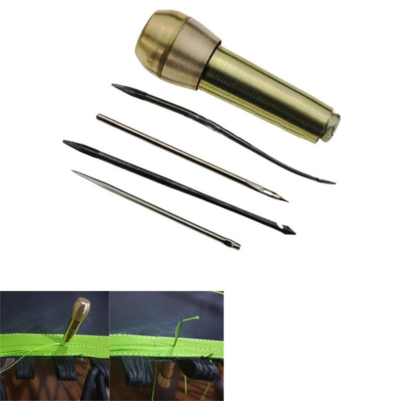 Needle Threader Tool - Szpikulec z miedzianą rączką do szycia,