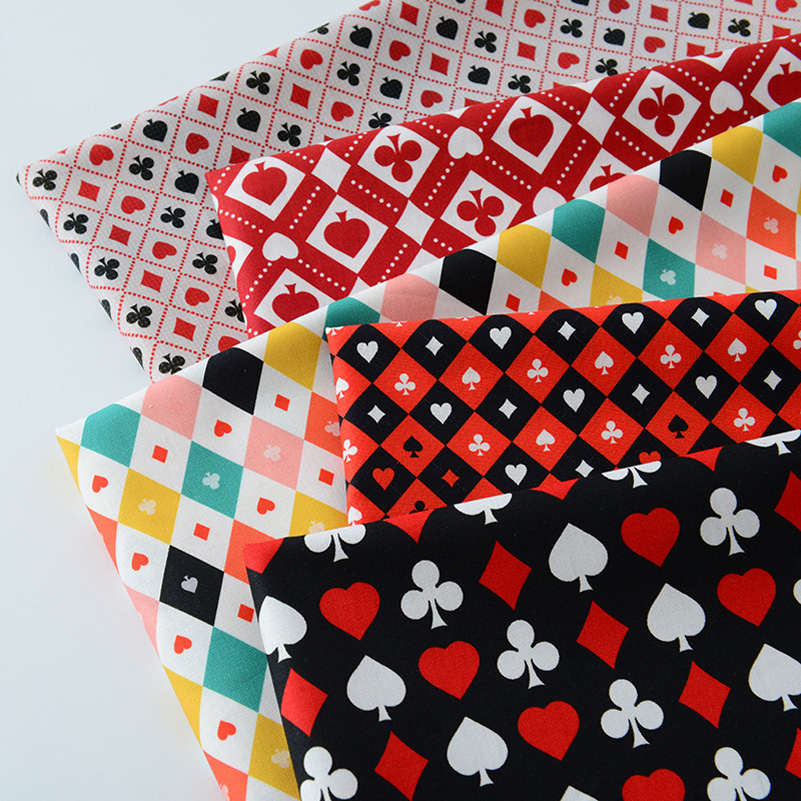Sewing By - Ins Poker Element Bawełniana tkanina z