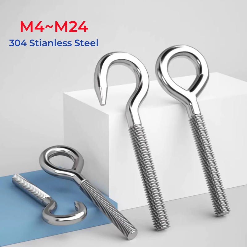 Hook Eye Fastener - Śruba oczkowa ze stali nierdzewnej 304
