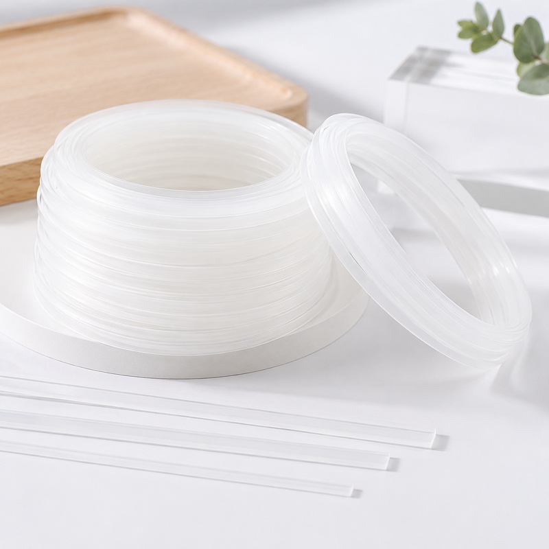 Textile Sewing Support - 20 Metrów Przezroczysta Taśma z Tworzywa