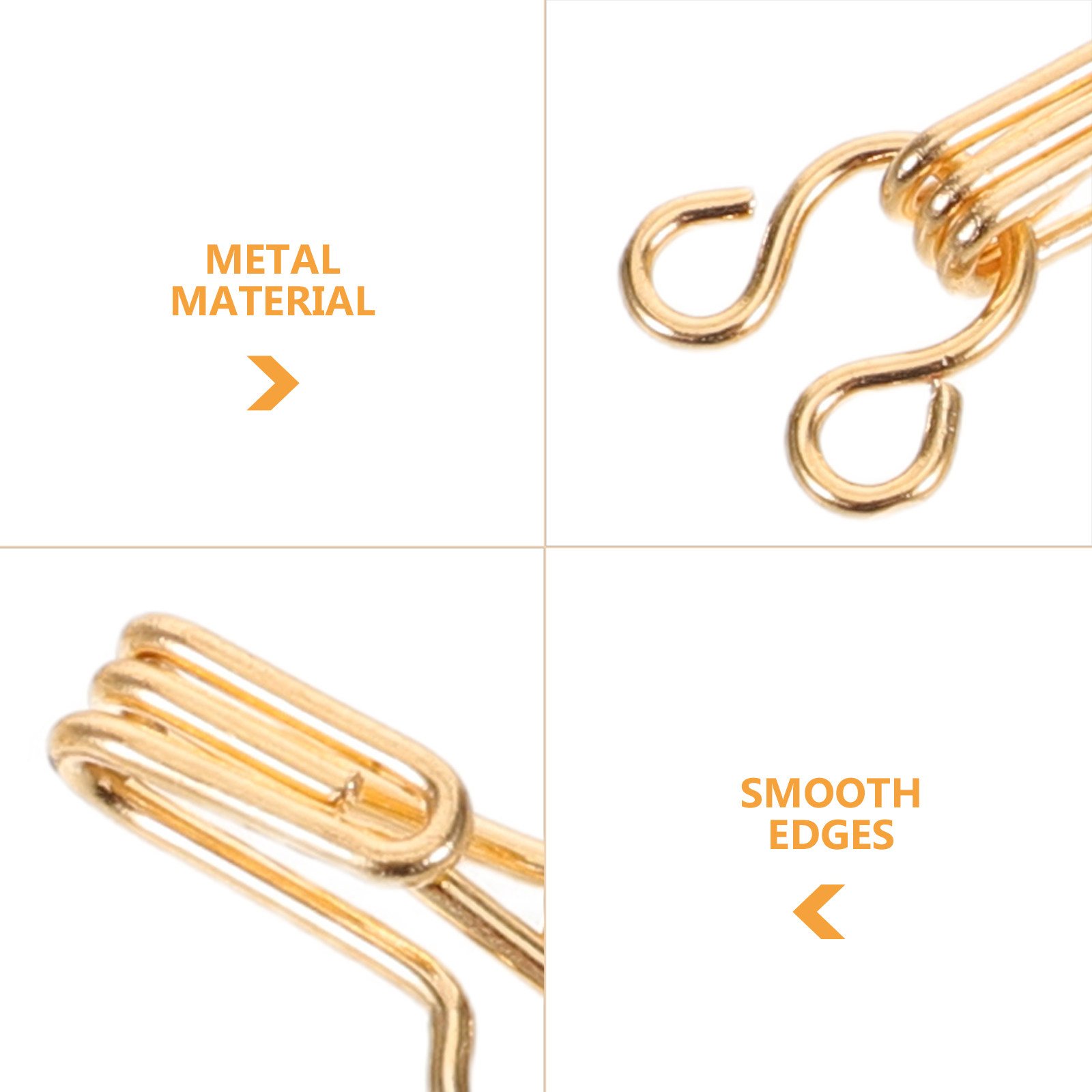 100 sztuk niewidocznych haczyk – Hook Eye Fastener recenzja i cena