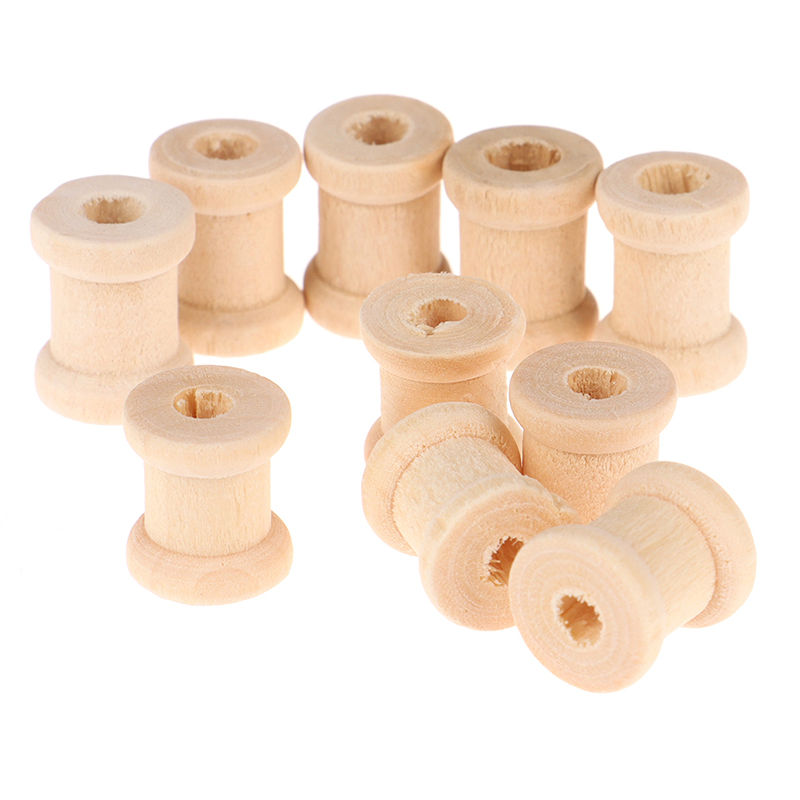100 SZT. Drewniane Puste Szpul – Thread Bobbins Empty recenzja i cena