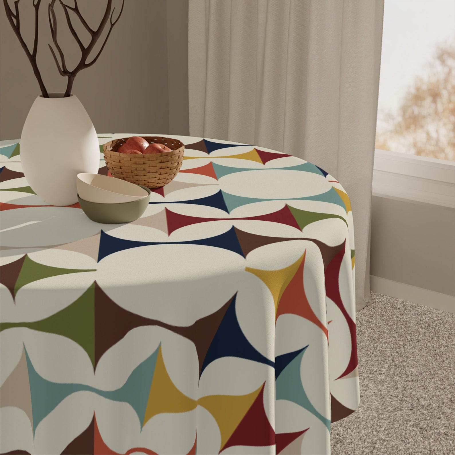 Obrus w stylu Mid-Century Mode – Century Textile & Sewing Supply Online Shopping recenzja i cena